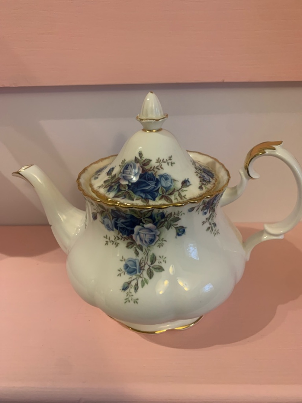 Royal Albert Moonlight Rose Large Teapot
